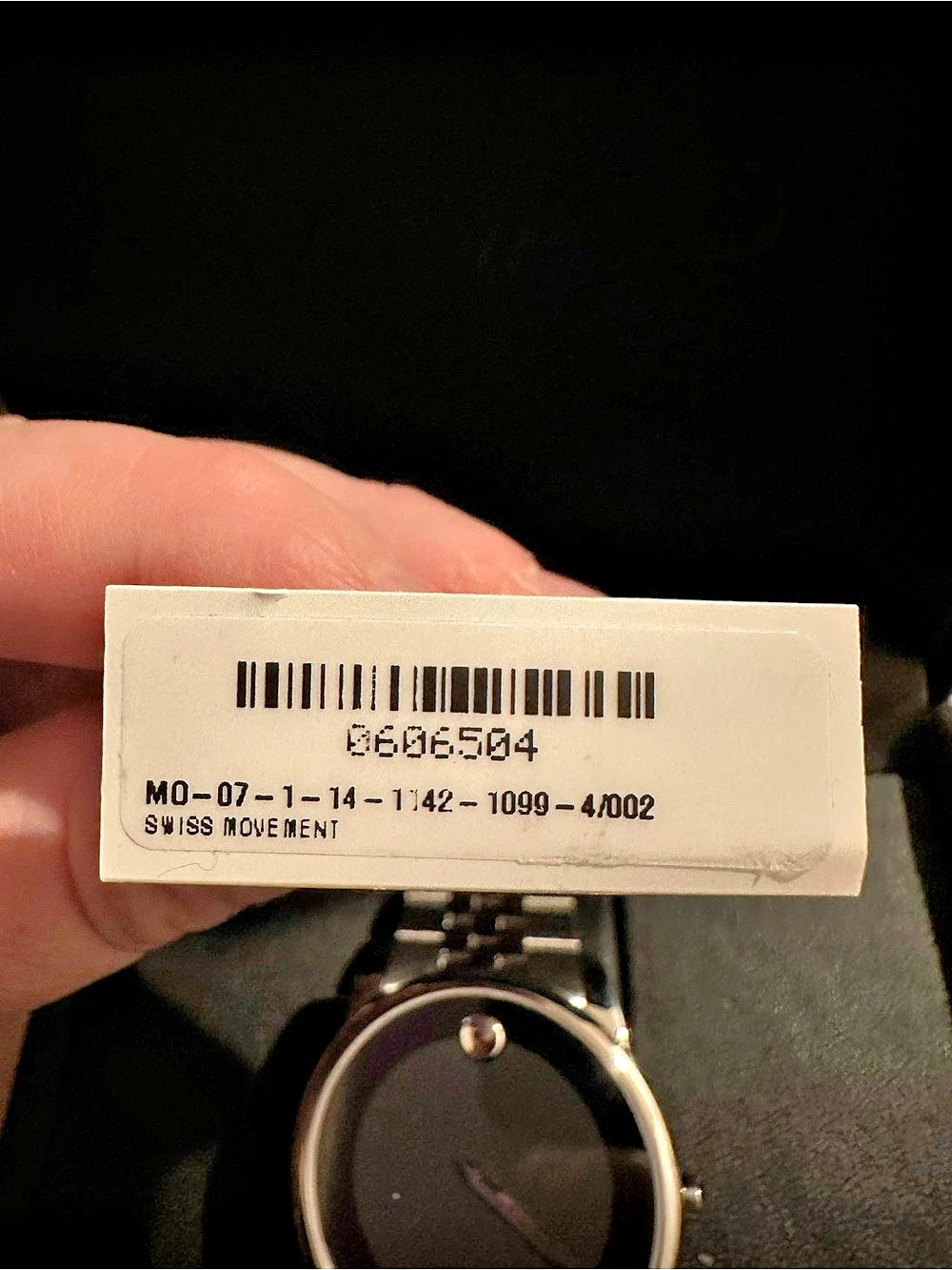 Movado Museum Classic Men's Silver Watch NWT - Picture 5 of 6